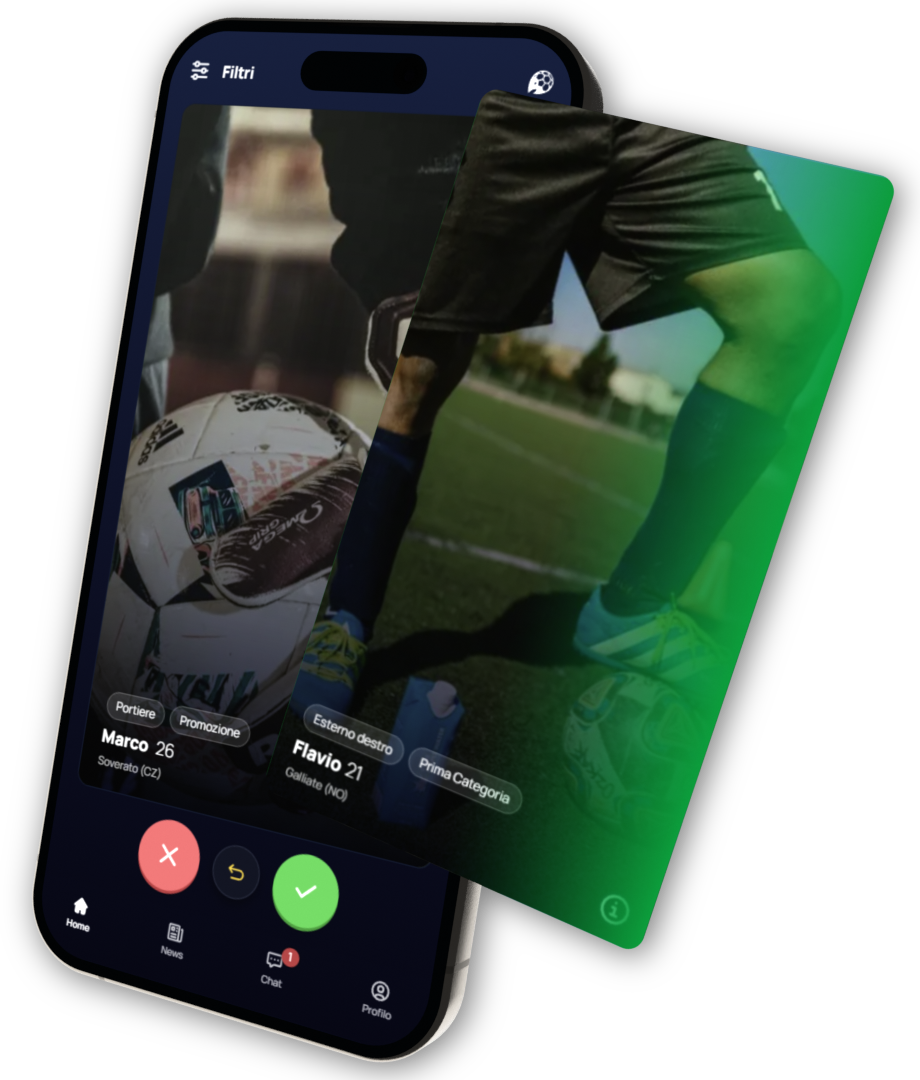 Smartphone con anteprima dell'app Svinco